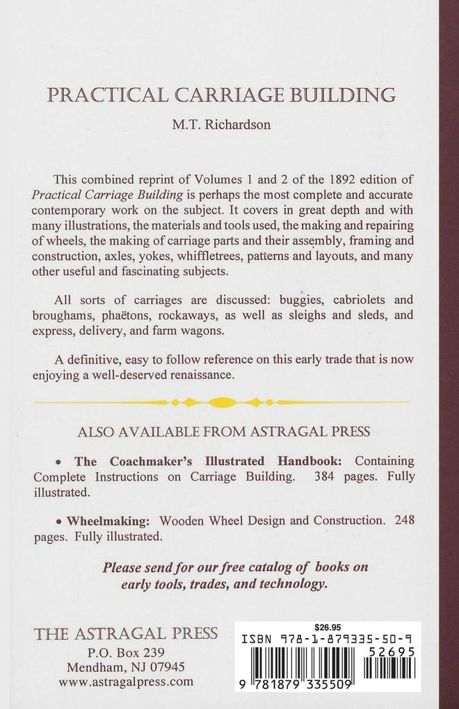 Weitere Ansicht: Practical Carriage Building | M. T. Richardson
