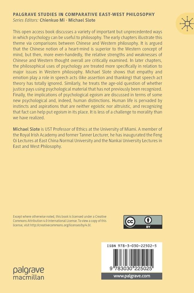 Weitere Ansicht: Between Psychology and Philosophy | Michael Slote