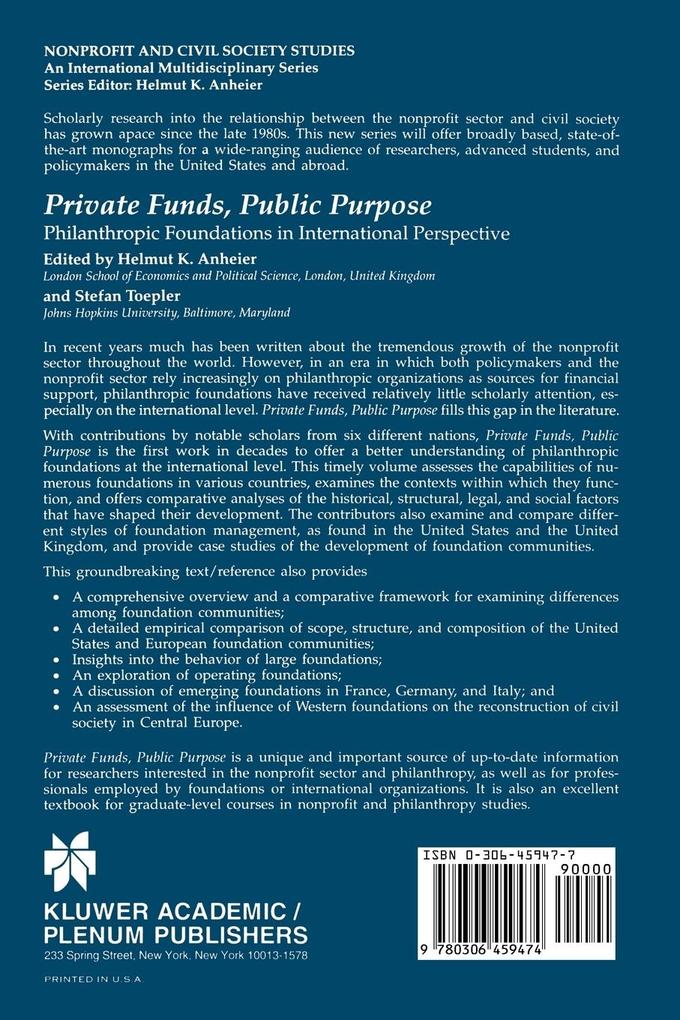 Weitere Ansicht: Private Funds, Public Purpose