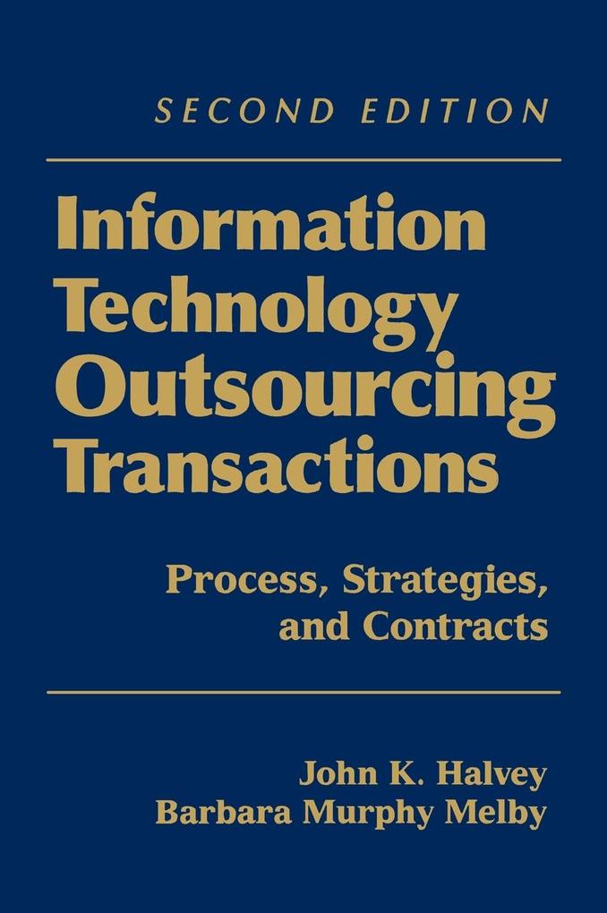 Produktbild: Information Technology Outsourcing Transactions | Barbara Murphy Melby, John K Halvey