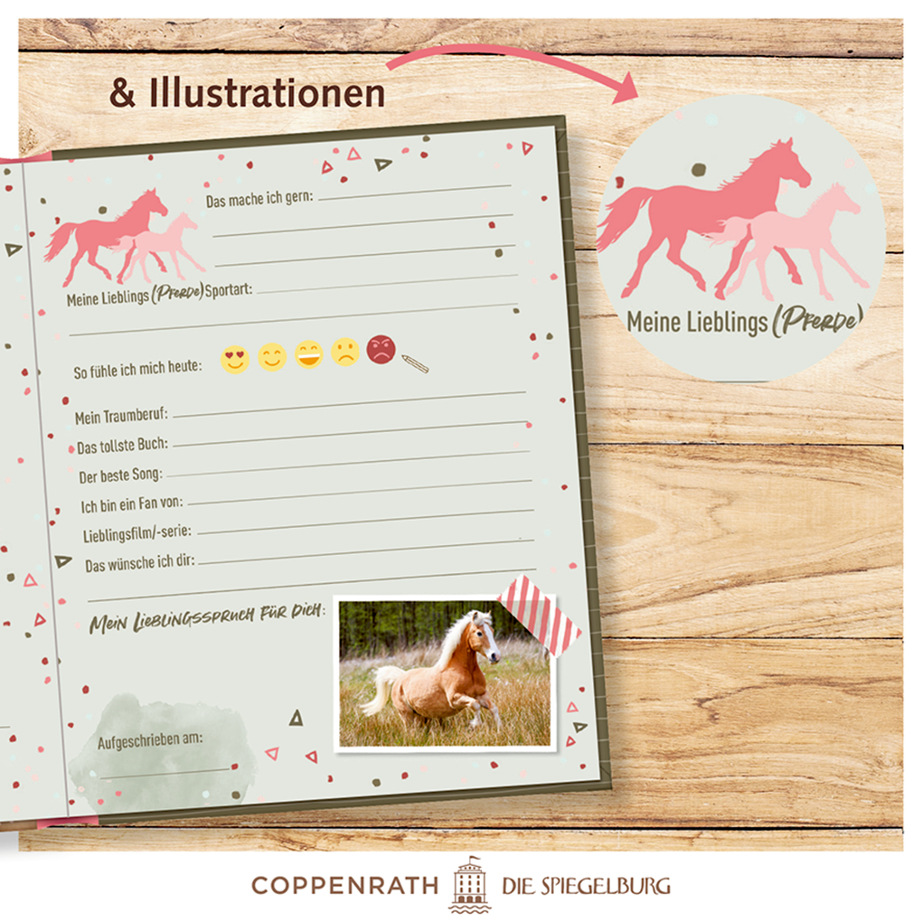 Weitere Ansicht: Freundebuch - I LOVE HORSES - Beste Freunde