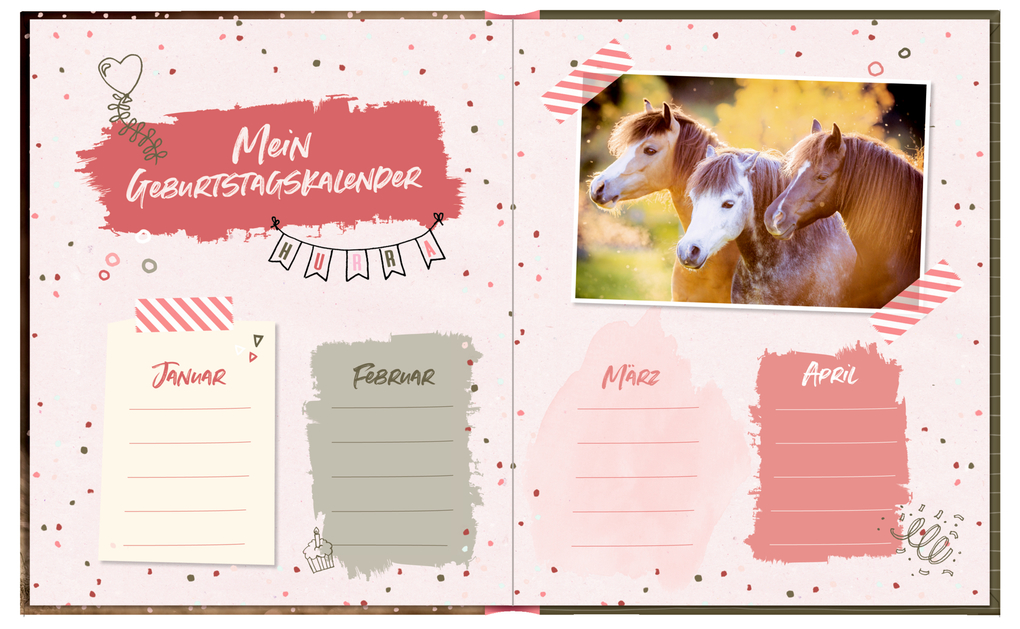 Weitere Ansicht: Freundebuch - I LOVE HORSES - Beste Freunde