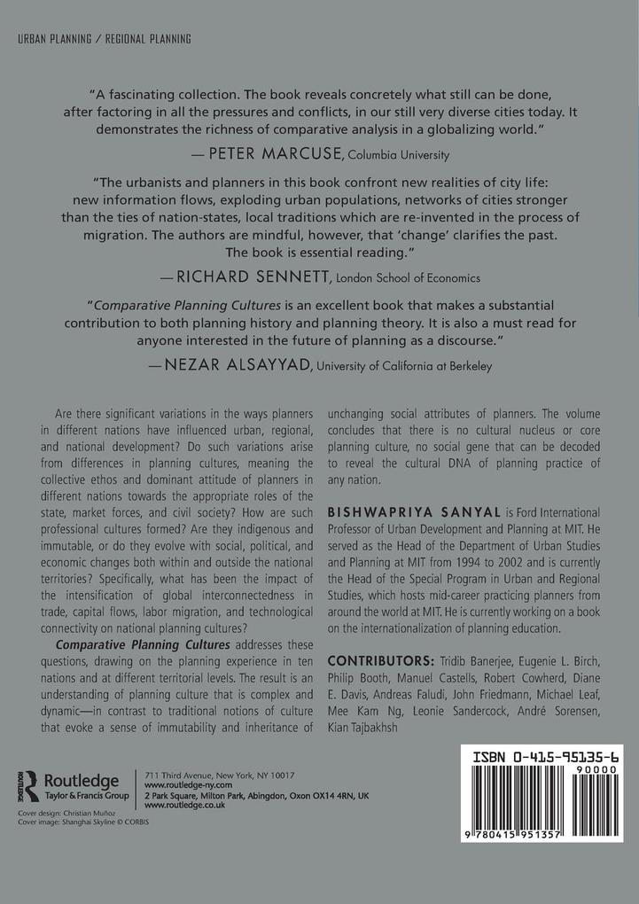 Weitere Ansicht: Comparative Planning Cultures