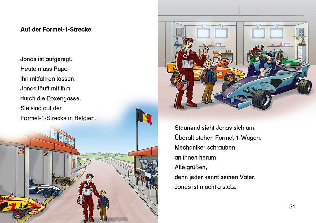 Weitere Ansicht: Leselöwen 2. Klasse - Vollgas auf der Rennstrecke | THiLO