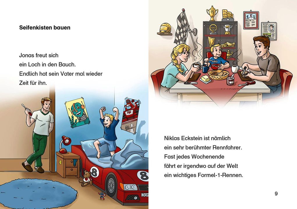 Weitere Ansicht: Leselöwen 2. Klasse - Vollgas auf der Rennstrecke | THiLO
