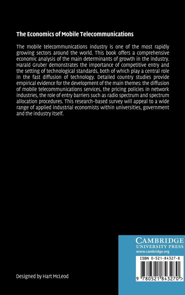 Weitere Ansicht: The Economics of Mobile Telecommunications | Harald Gruber