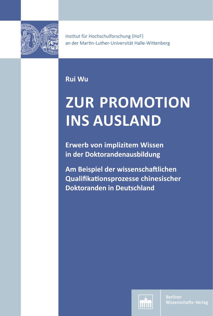 Produktbild: Zur Promotion ins Ausland | Rui Wu