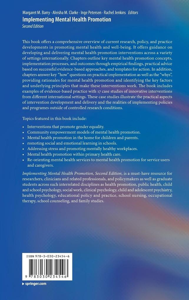 Weitere Ansicht: Implementing Mental Health Promotion