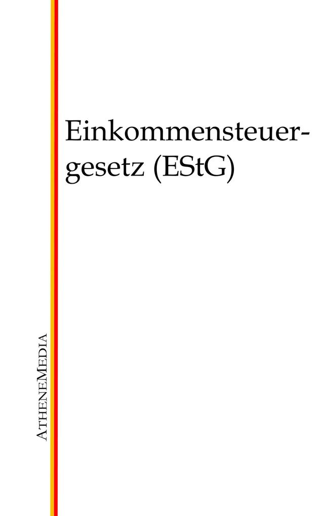 Produktbild: Einkommensteuergesetz (EStG)