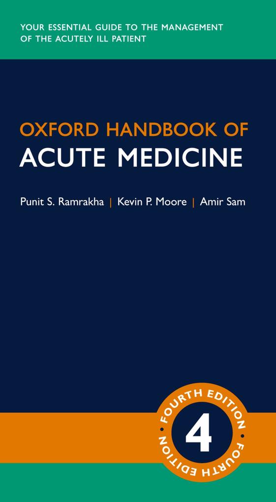 Produktbild: Oxford Handbook of Acute Medicine | Punit Ramrakha, Kevin Moore, Amir Sam