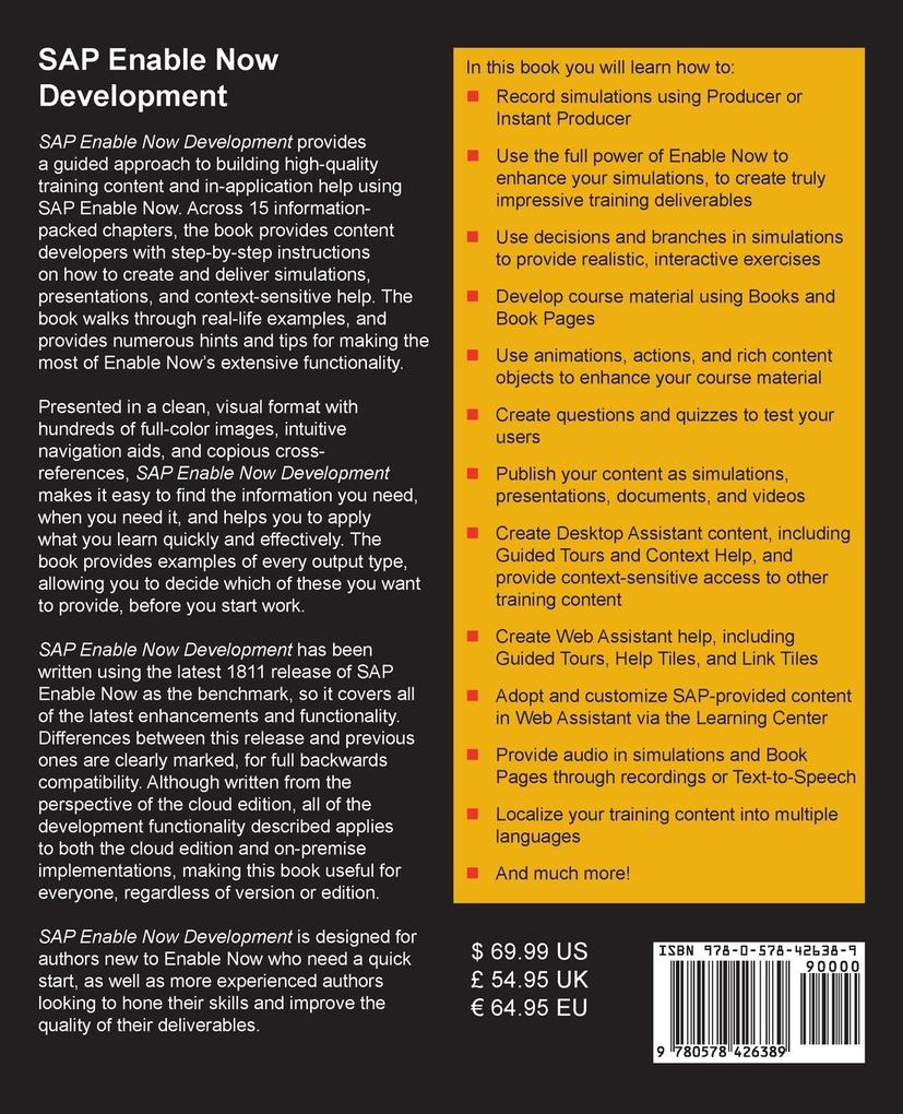 Weitere Ansicht: SAP Enable Now Development | Dirk Manuel