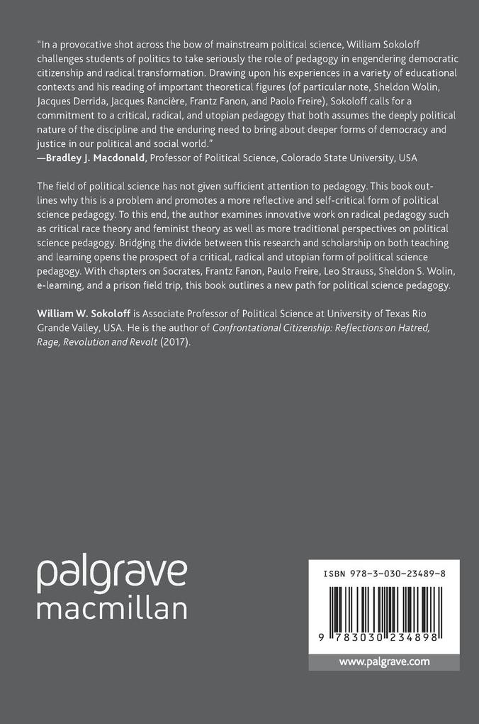 Weitere Ansicht: Political Science Pedagogy | William W. Sokoloff