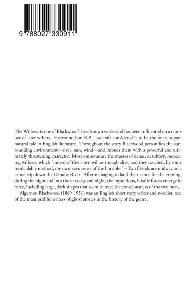 Weitere Ansicht: The Willows (Unabridged) | Algernon Blackwood