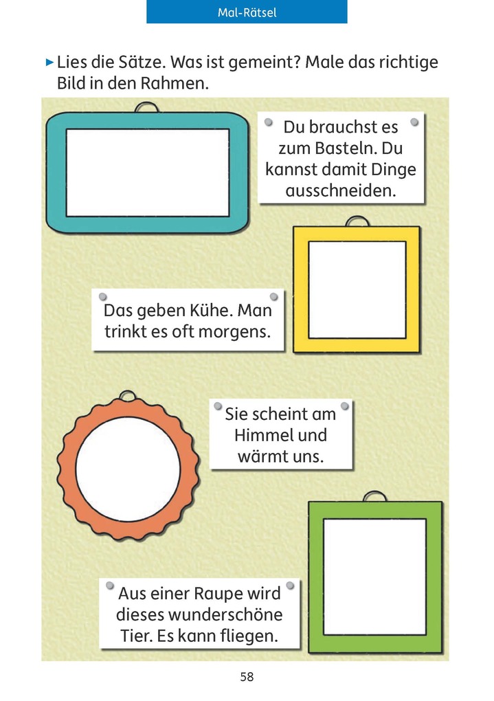 Weitere Ansicht: Quer durch die 1. Klasse, Lesen üben - A5-Übungsblock | Ulrike Maier