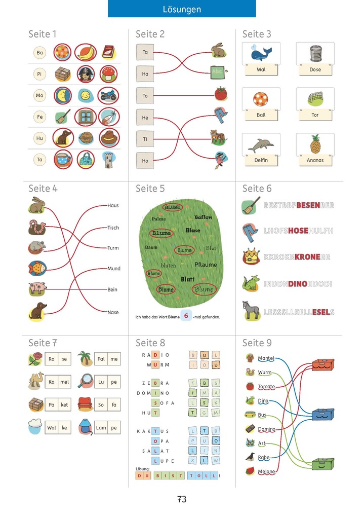 Weitere Ansicht: Quer durch die 1. Klasse, Lesen üben - A5-Übungsblock | Ulrike Maier