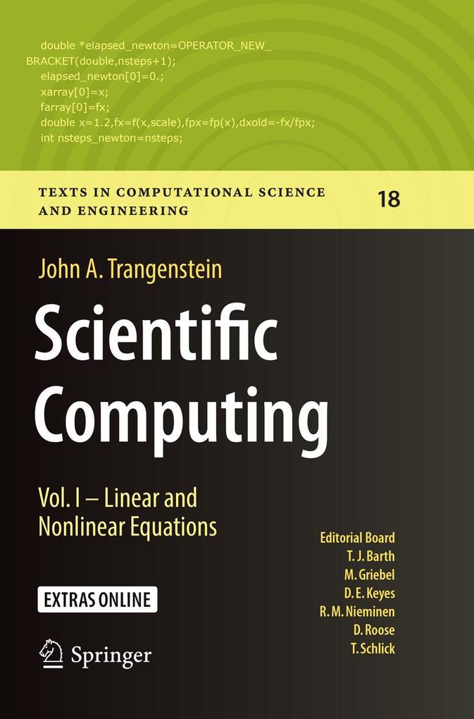 Produktbild: Scientific Computing | John A. Trangenstein