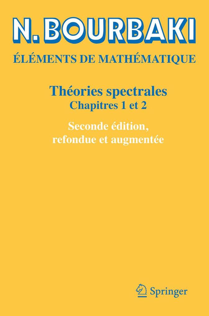 Produktbild: Théories spectrales | N. Bourbaki