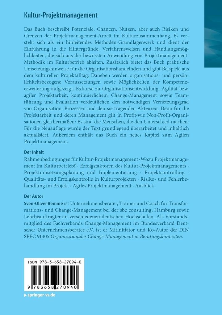 Weitere Ansicht: Kultur-Projektmanagement | Sven-Oliver Bemmé