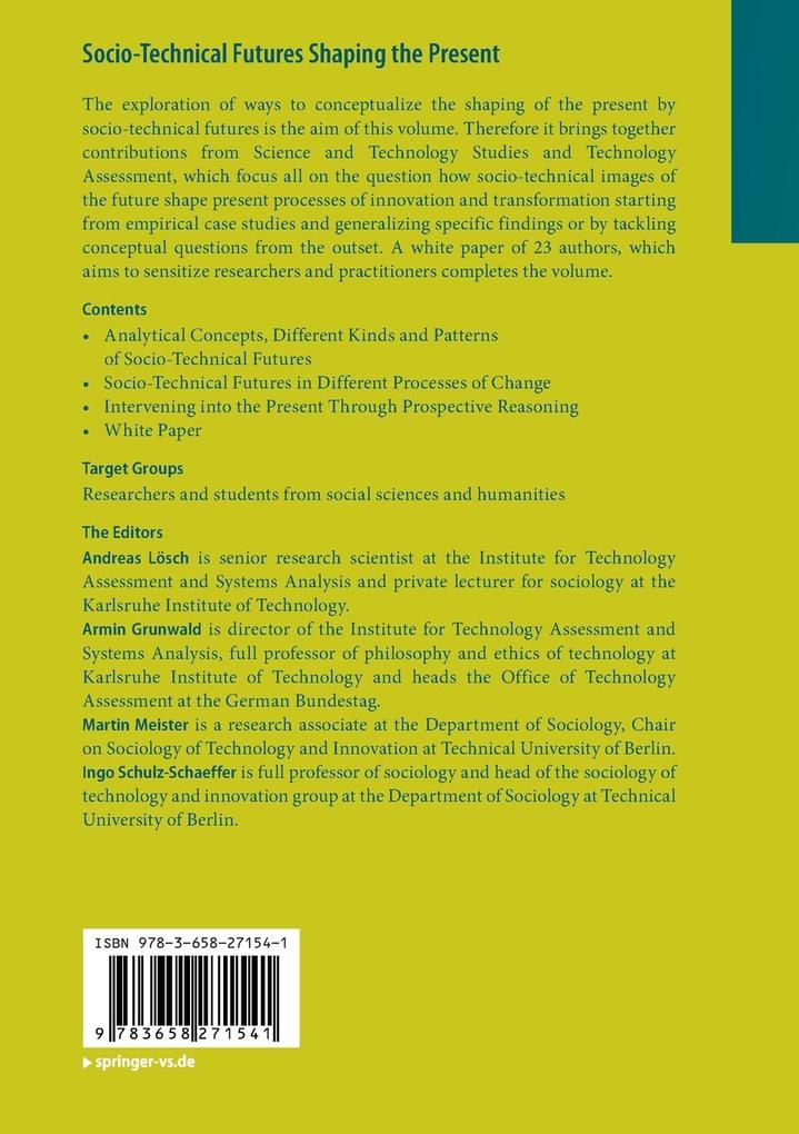 Weitere Ansicht: Socio-Technical Futures Shaping the Present