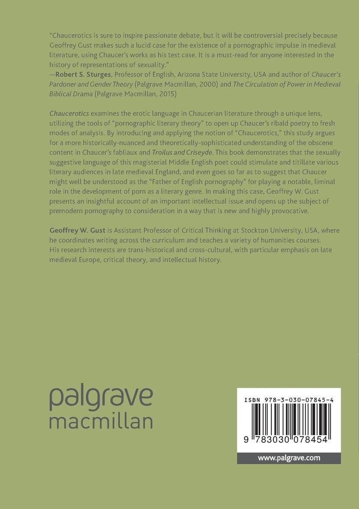 Weitere Ansicht: Chaucerotics | Geoffrey W. Gust