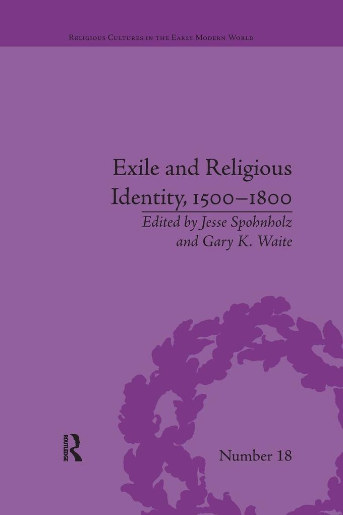 Produktbild: Exile and Religious Identity, 1500-1800