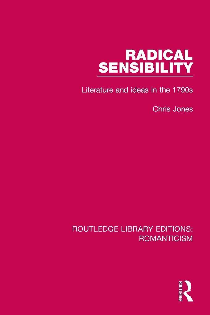 Produktbild: Radical Sensibility | Chris Jones