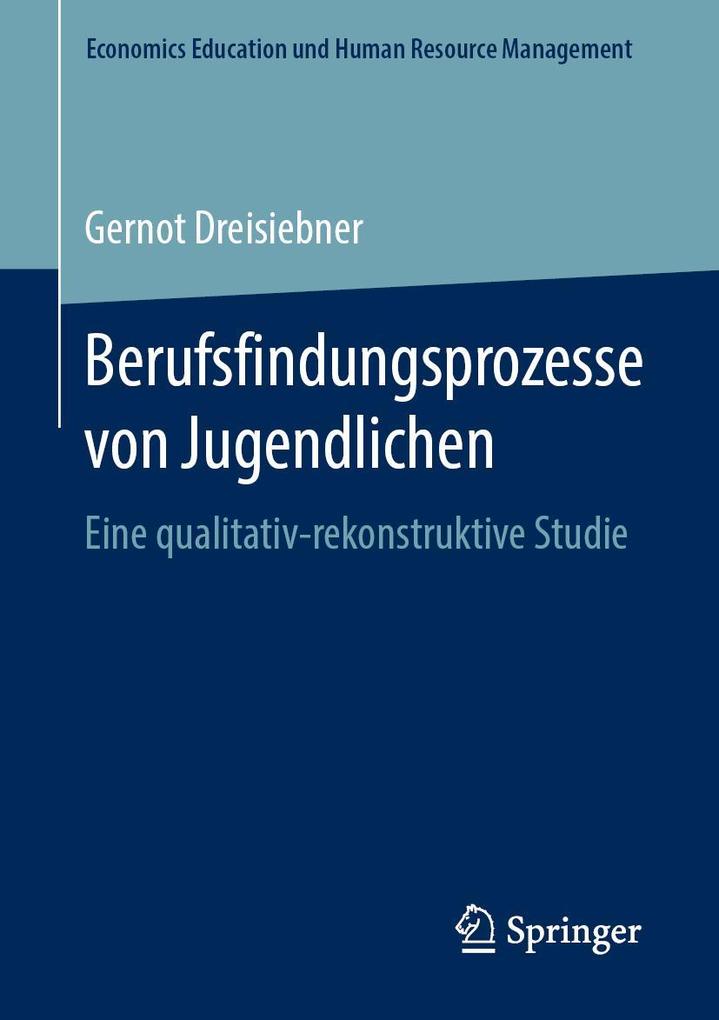 Produktbild: Berufsfindungsprozesse von Jugendlichen | Gernot Dreisiebner