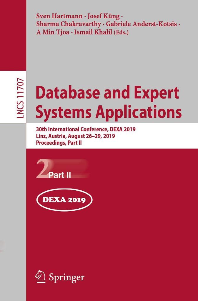 Produktbild: Database and Expert Systems Applications