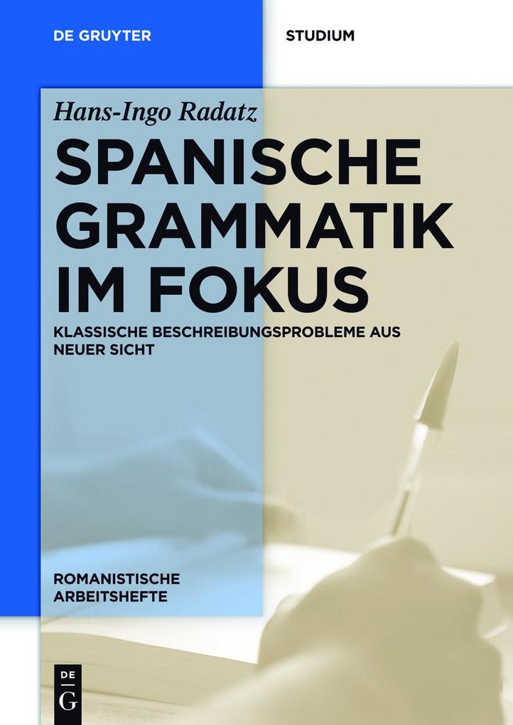 Produktbild: Spanische Grammatik im Fokus | Hans-Ingo Radatz