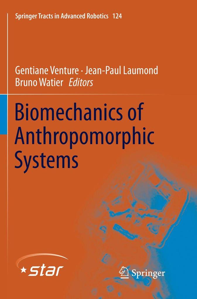 Produktbild: Biomechanics of Anthropomorphic Systems