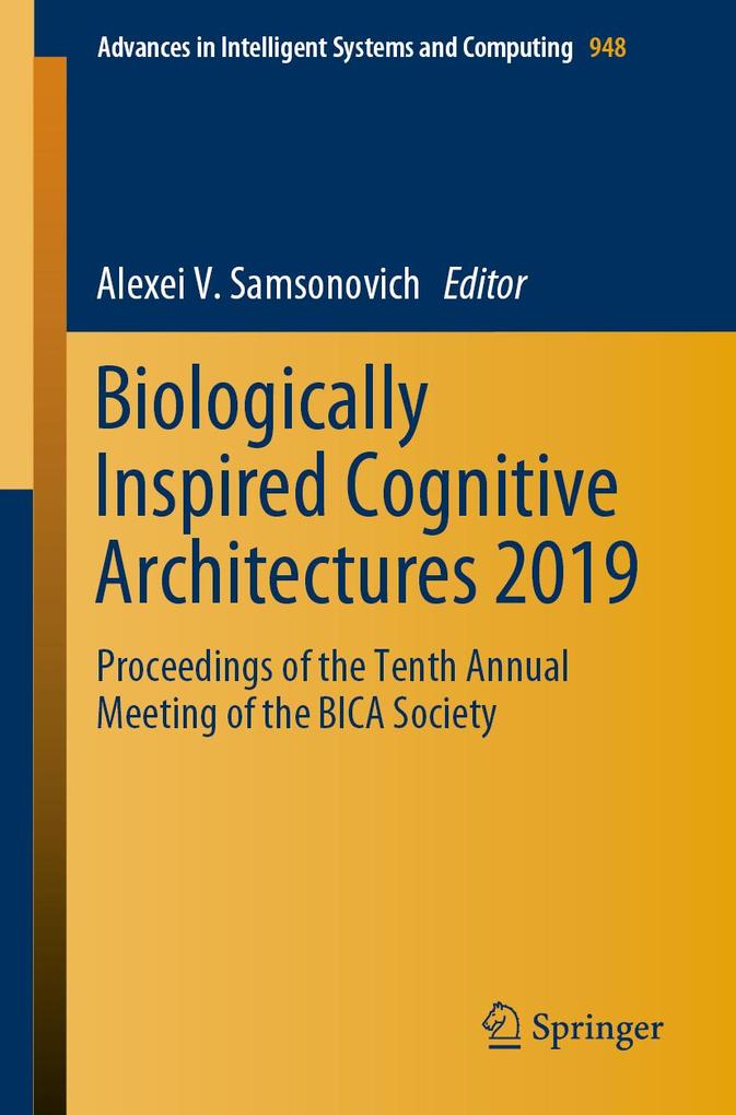 Produktbild: Biologically Inspired Cognitive Architectures 2019