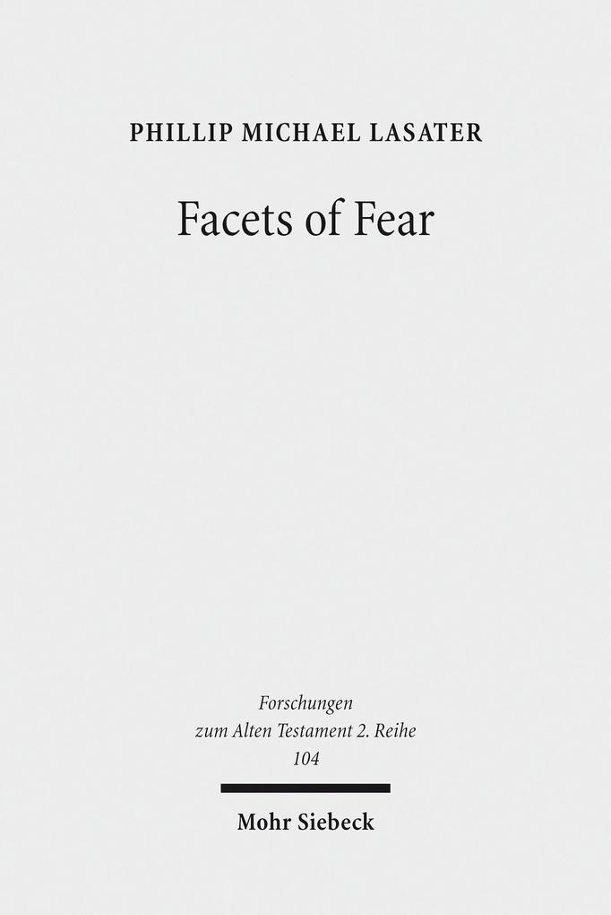 Produktbild: Facets of Fear | Phillip Michael Lasater