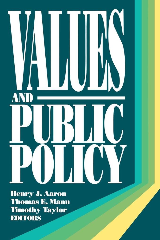 Produktbild: Values and Public Policy
