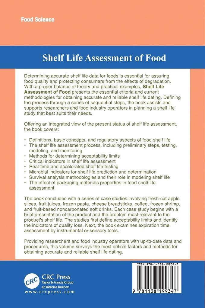 Weitere Ansicht: Shelf Life Assessment of Food