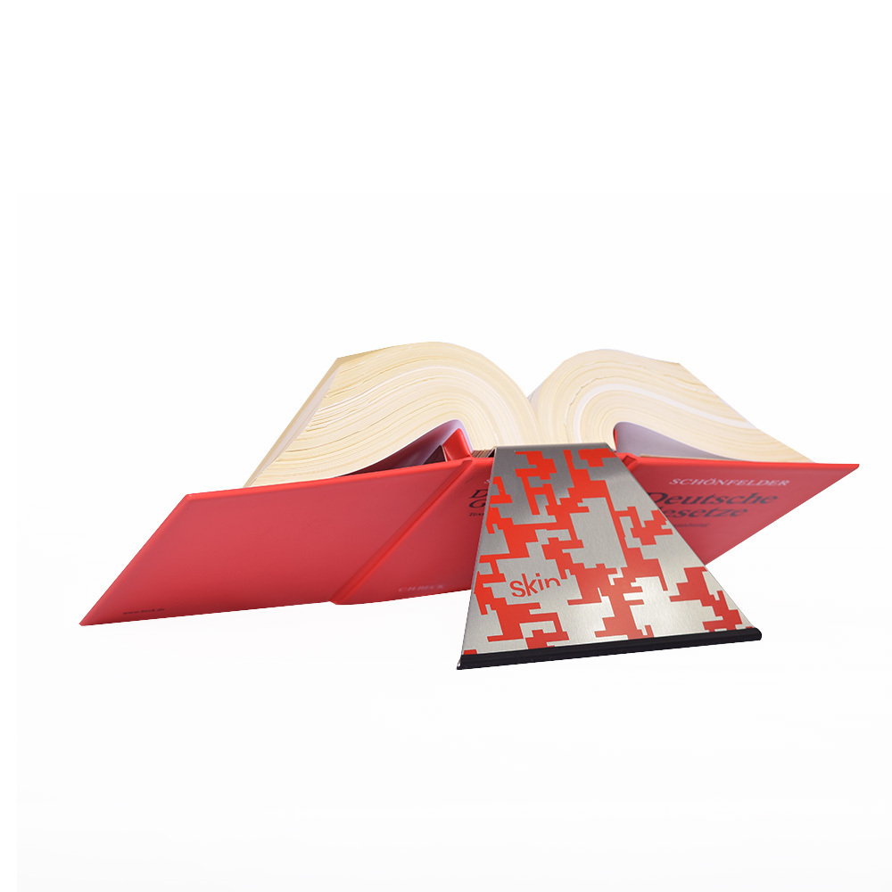 Weitere Ansicht: Die ORIGINAL SkinLegis Buchstütze (Aluminium) - TAX - rutschfest/72mm (z.B. für Steuergesetze)