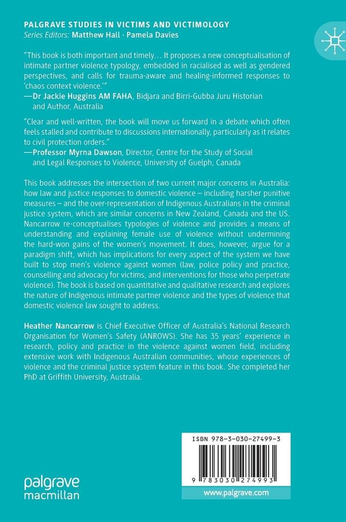 Weitere Ansicht: Unintended Consequences of Domestic Violence Law | Heather Nancarrow