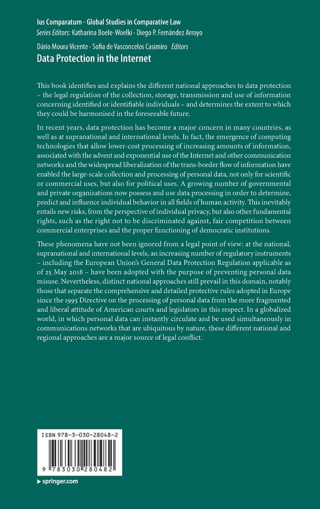 Weitere Ansicht: Data Protection in the Internet