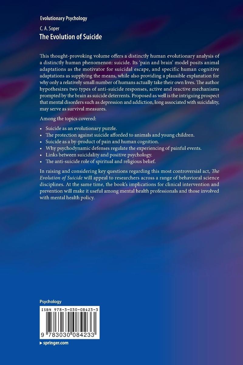 Weitere Ansicht: The Evolution of Suicide | C A Soper