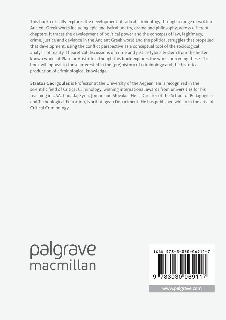 Weitere Ansicht: The Origins of Radical Criminology | Stratos Georgoulas