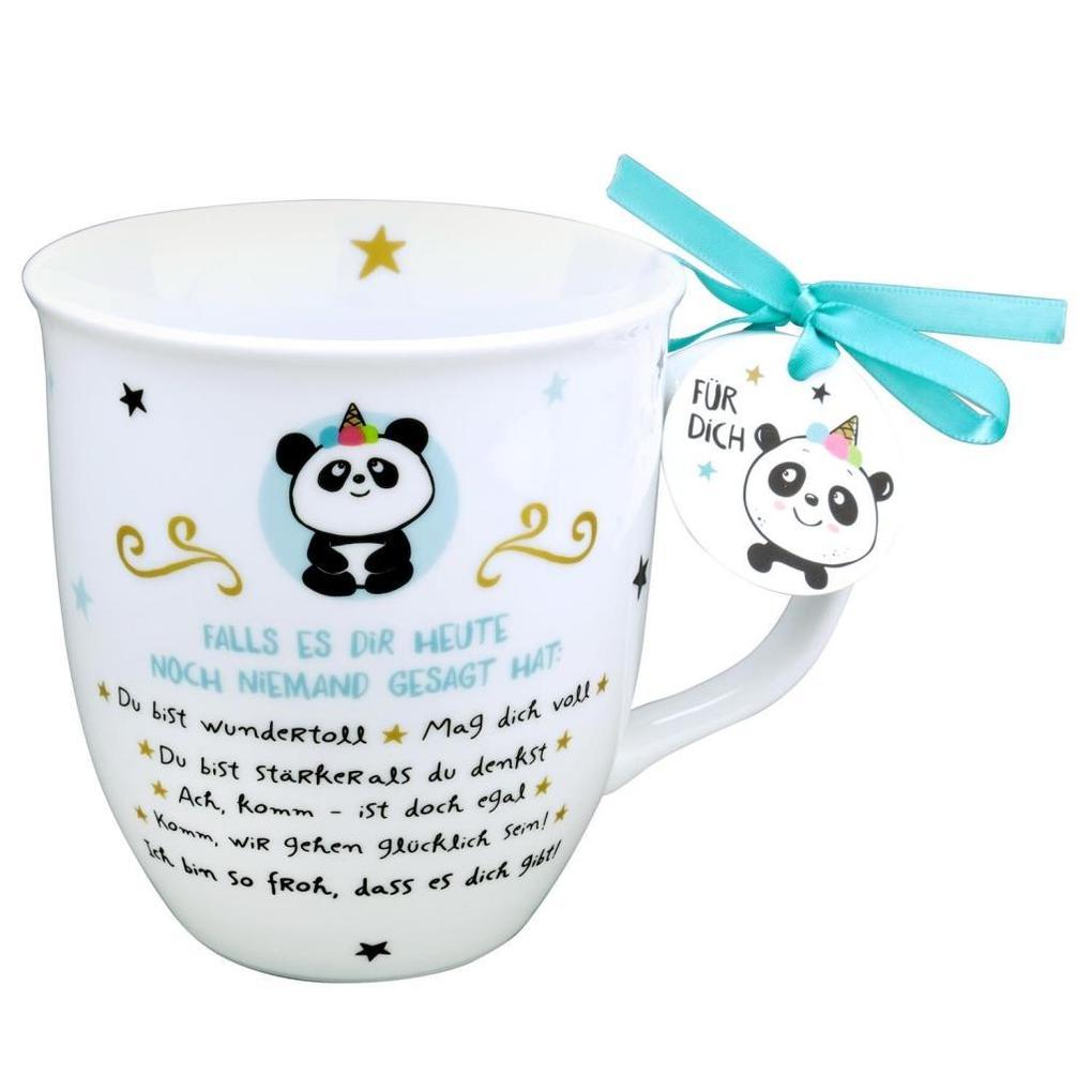 Weitere Ansicht: Tasse mit Panda mit lieber Textbotschaft
