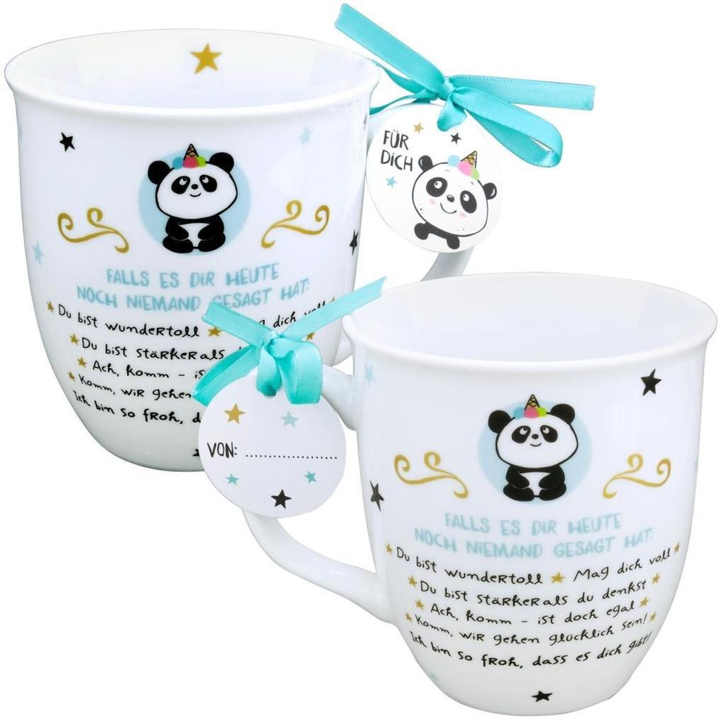 Weitere Ansicht: Tasse mit Panda mit lieber Textbotschaft