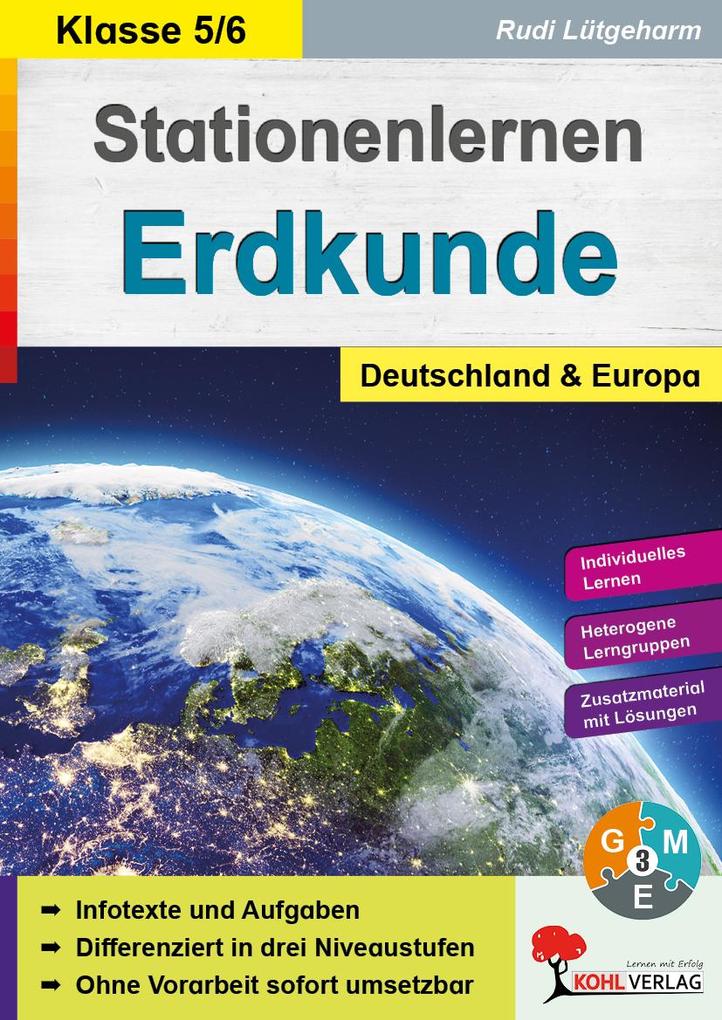 Produktbild: Stationenlernen Erdkunde / Klasse 5-6 | Rudi Lütgeharm