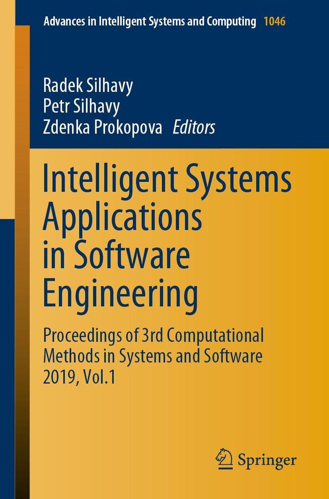 Produktbild: Intelligent Systems Applications in Software Engineering