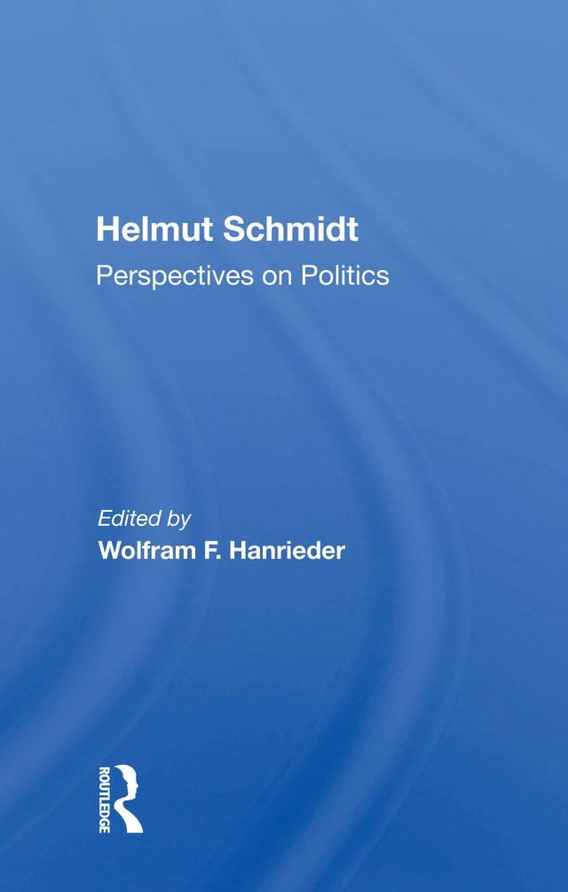 Produktbild: Helmut Schmidt: Perspectives On Politics