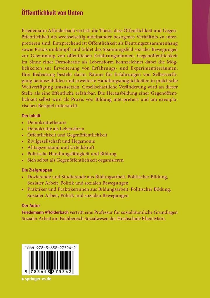 Weitere Ansicht: Öffentlichkeit von Unten | Friedemann Affolderbach