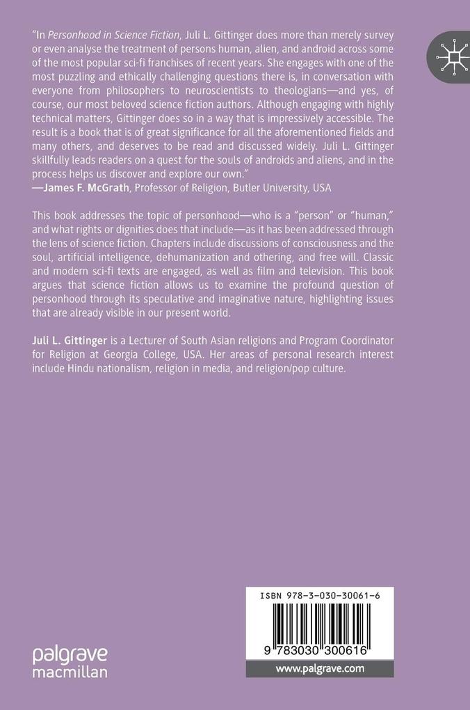 Weitere Ansicht: Personhood in Science Fiction | Juli L. Gittinger