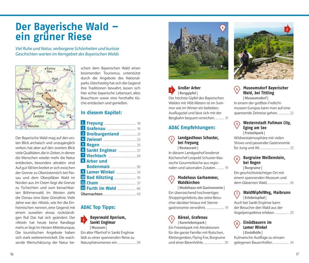 Weitere Ansicht: ADAC Reiseführer Bayerischer Wald | Georg Weindl, Regina Becker