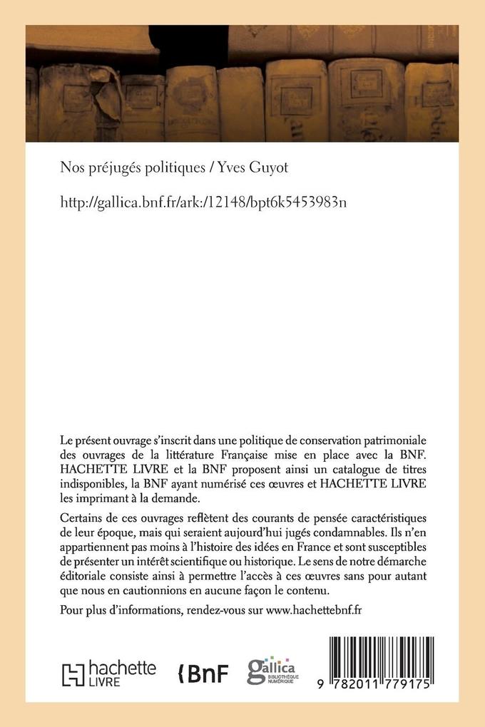 Weitere Ansicht: Nos préjugés politiques | Tbd