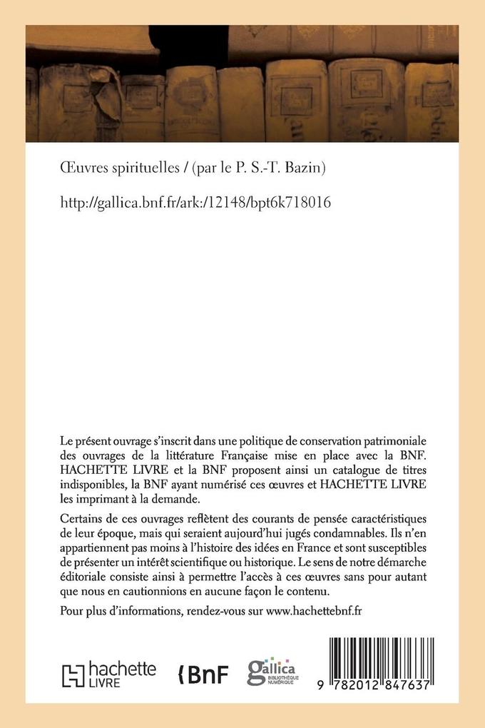 Weitere Ansicht: Oeuvres Spirituelles | Simon-Thomas Bazin