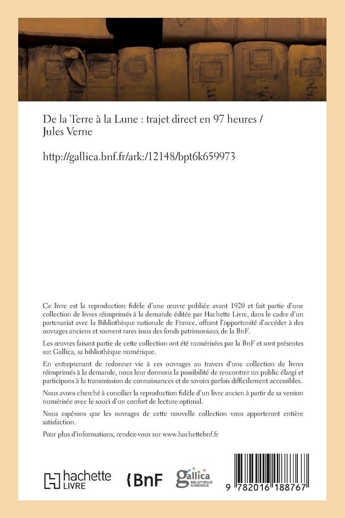 Weitere Ansicht: De la Terre à la Lune | Jules Verne